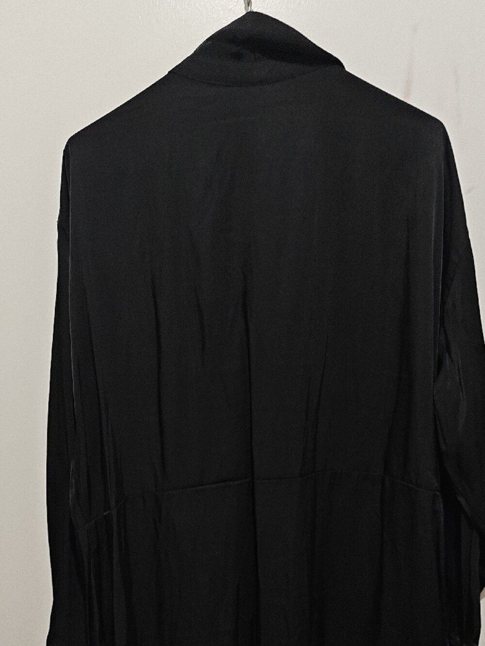 H&M Black Long Sleeve Wrap-Style Dress - Picture 5 of 8